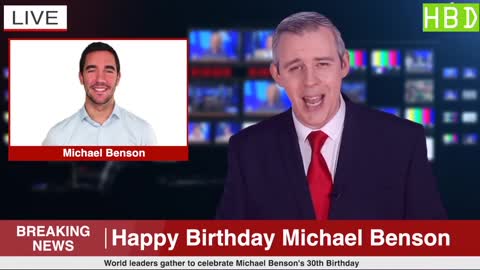 #Bracking news today is the #birthday of michael benson wish by president #Joe bidon's.