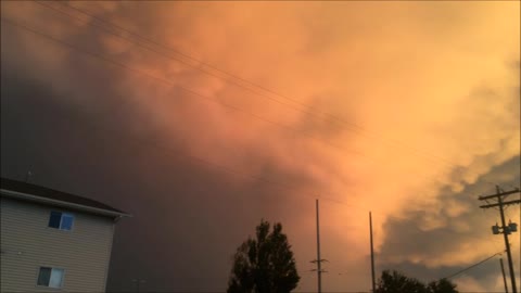 Crazy Clouds Rolling Over Grunthal Manitoba