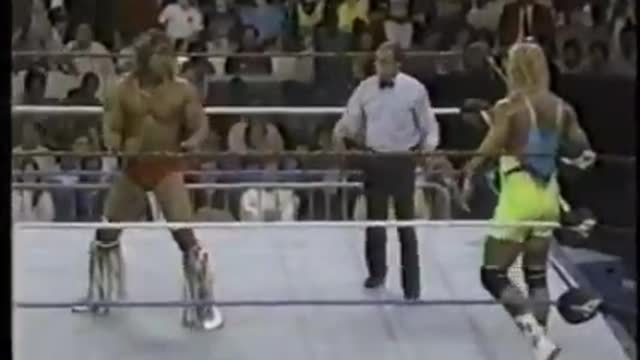 Texas Tornado Kerry Von Erich vs Mr. Perfect Curt Hennig