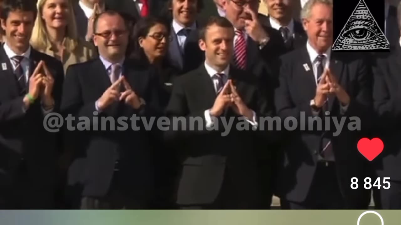 Macron és támogatói