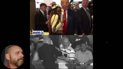 Racist Biden snubs Black Supporter, Trump is all hugs as usual. A real POTUS