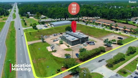 Rreal estate drone video editing with motion graphics