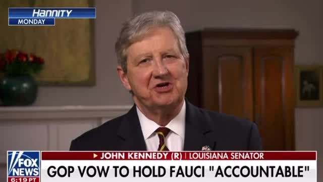 Sen. John Kennedy on Tony Fauci's retirement 😂🤣😂