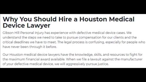 Houston Medical Device Lawyers