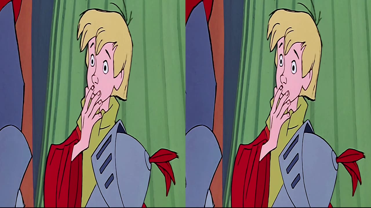 3D SBS The Sword in the Stone 4K L 4K R SUPER SCALE 80% MORE BACKGROUND DEPTH P25