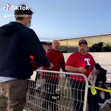 Leftist Literally Gets On His Knees to Beg Trump Supporter to Wear Mask