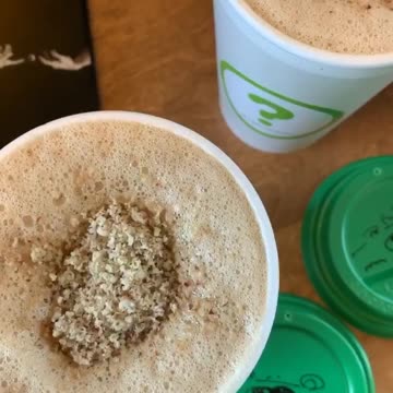 Coffee on a wooden table