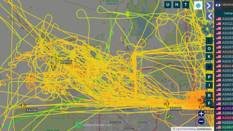 More Gang Banging by the Skywest Nazi Pilot Clan over Phoenix AZ - Dec 11th 2023