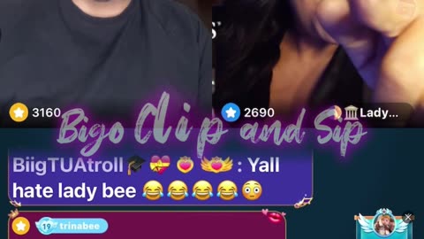 TrinaB/LadyBee lines discussing MessyCaller/TomiKay & who's the clout 2/9/24 #bigoclipandsip