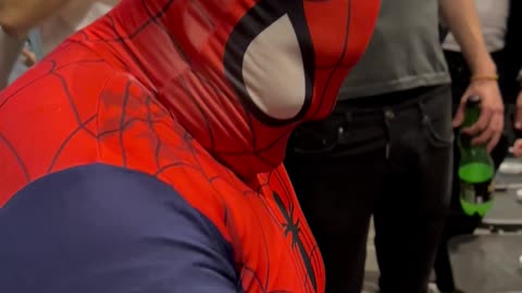 'Spider-Man' Shows Off His Power