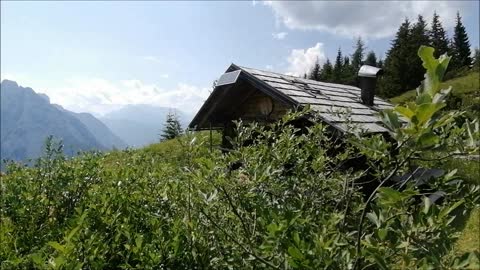 A night in a log cabin with LUMI