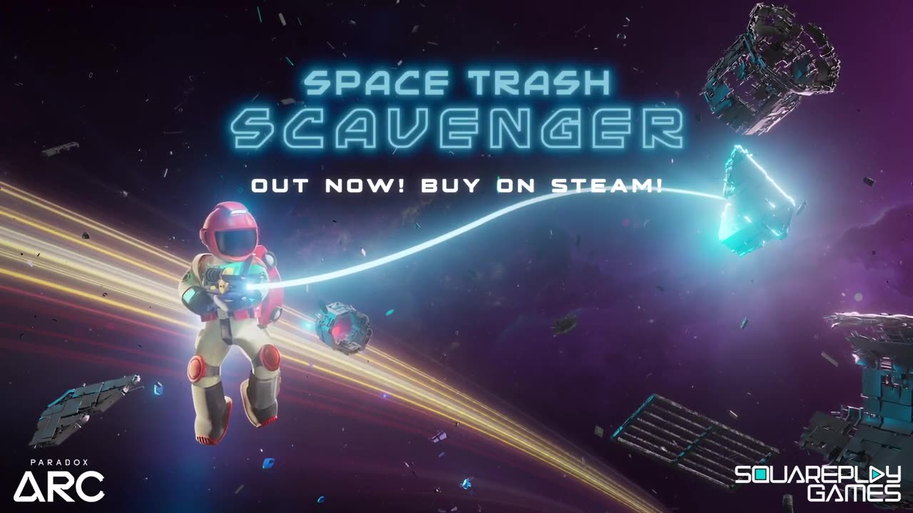 Space Trash Scavenger - Official Early Access Launch Trailer