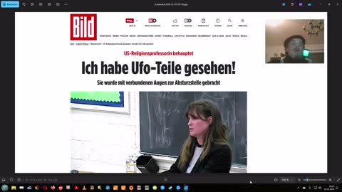 BILD Ufo 2024 - Ich habe Ufo-Teile gesehen - keine Beweise - Ufologie Wissenschaft