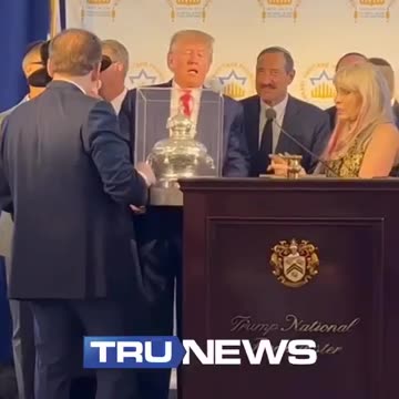 ⚠️ Trump crowned king of the synagoge of Satan ⚠️