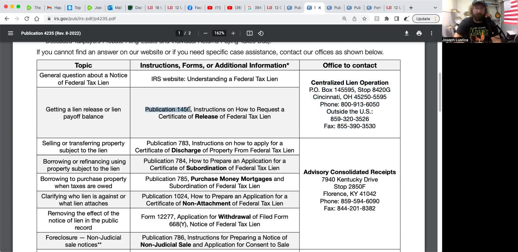 How to release a federal tax lien