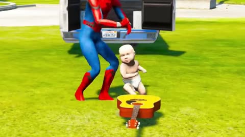 GTA V : SPIDER-MAN SAVING DOLPHIN 🥺| # 🥺🥺🥺🥺🥺