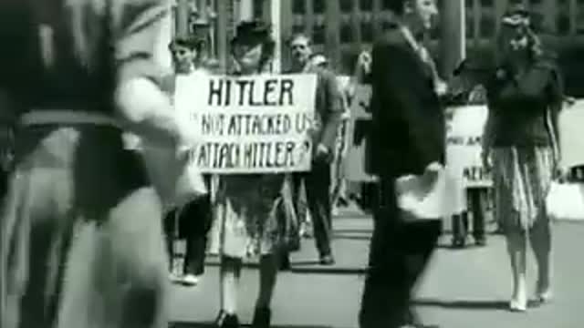 Why Not Peace With Hitler? Anti-War Protest in NYC, 7 July 1941