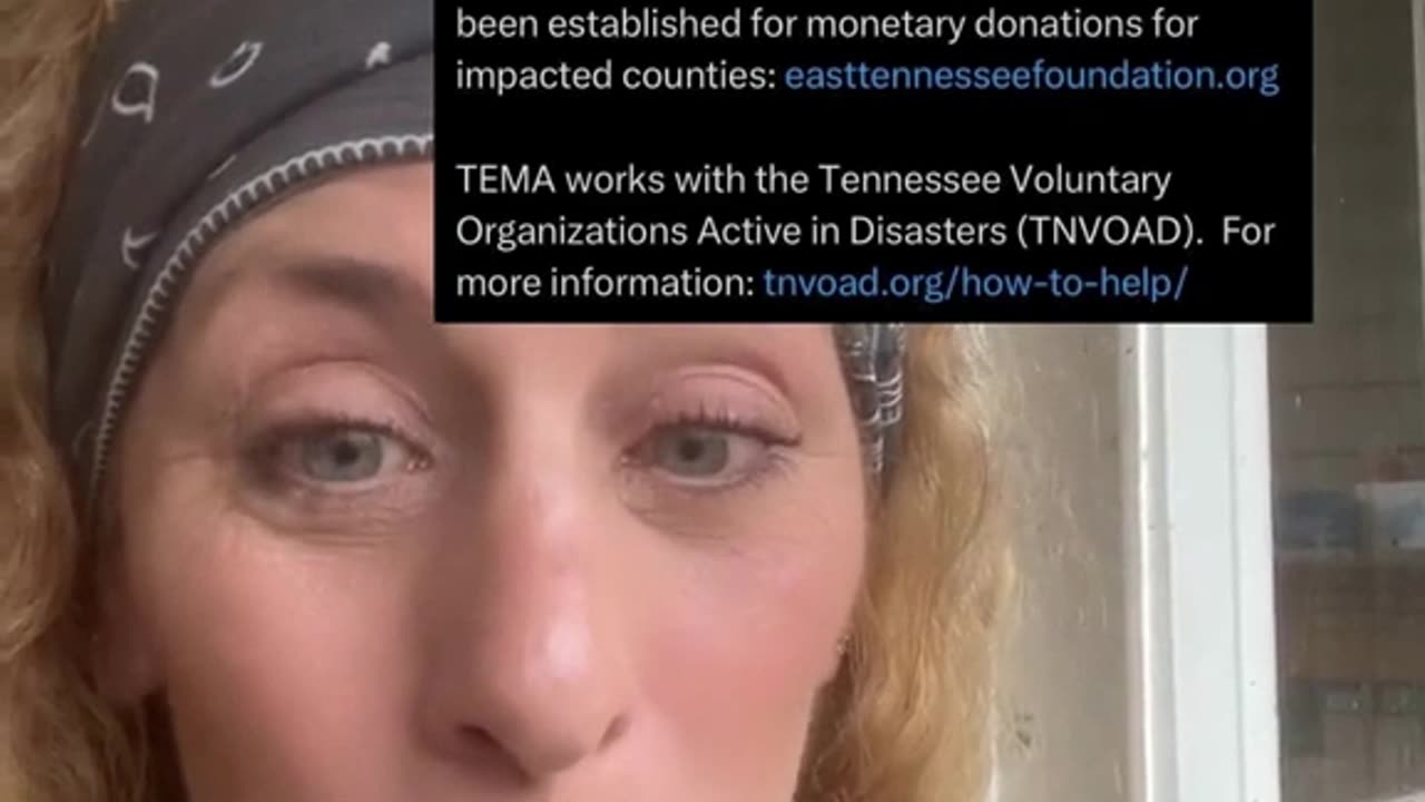 Please do not collect or send donations to affected areas in East Tennessee