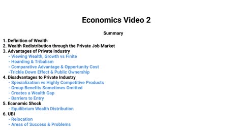 Economics Video 2