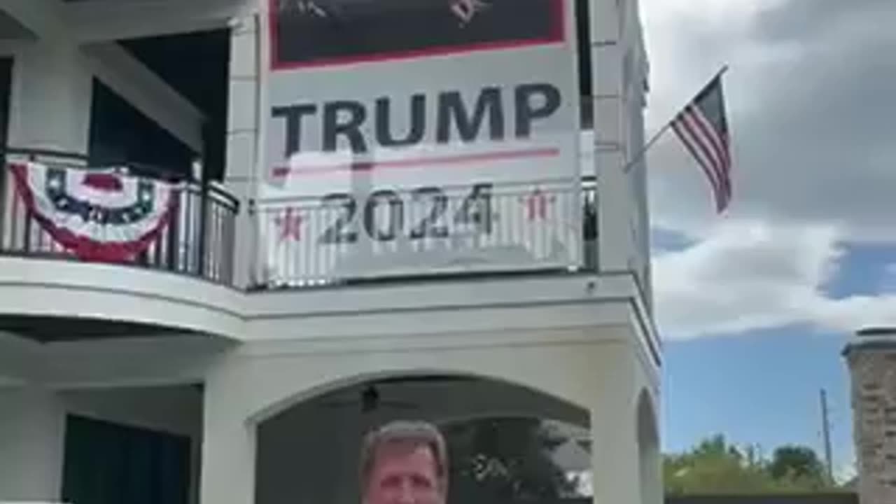 Florida Republican Adds New Donald Trump Banner Despite $50,000 (And Counting) In Fines