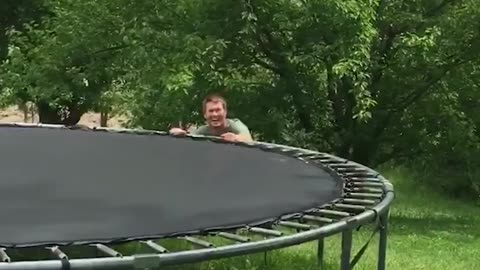 It was definitely the trampoline's fault 🤸‍♂️