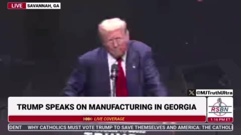 Donald Trump Announces Plans to Deepen the Savannah Port in Georgia