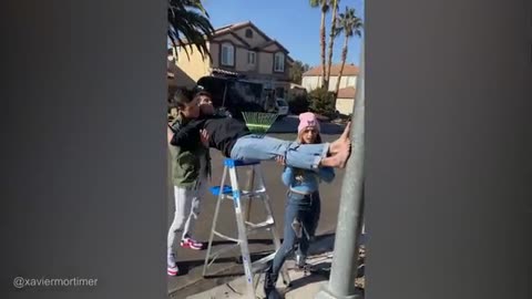 WALKING ON A STREET LIGHT