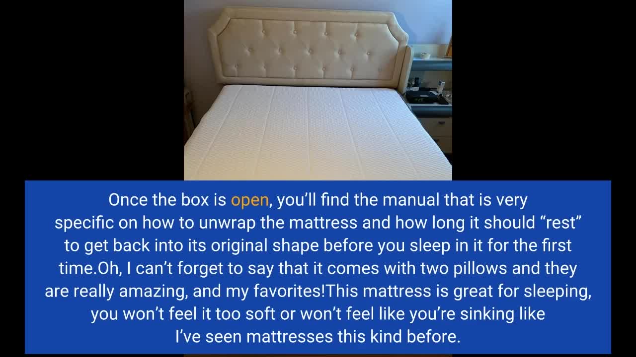 Nectar Full Mattress 12 Inch - Medium Firm-Overview