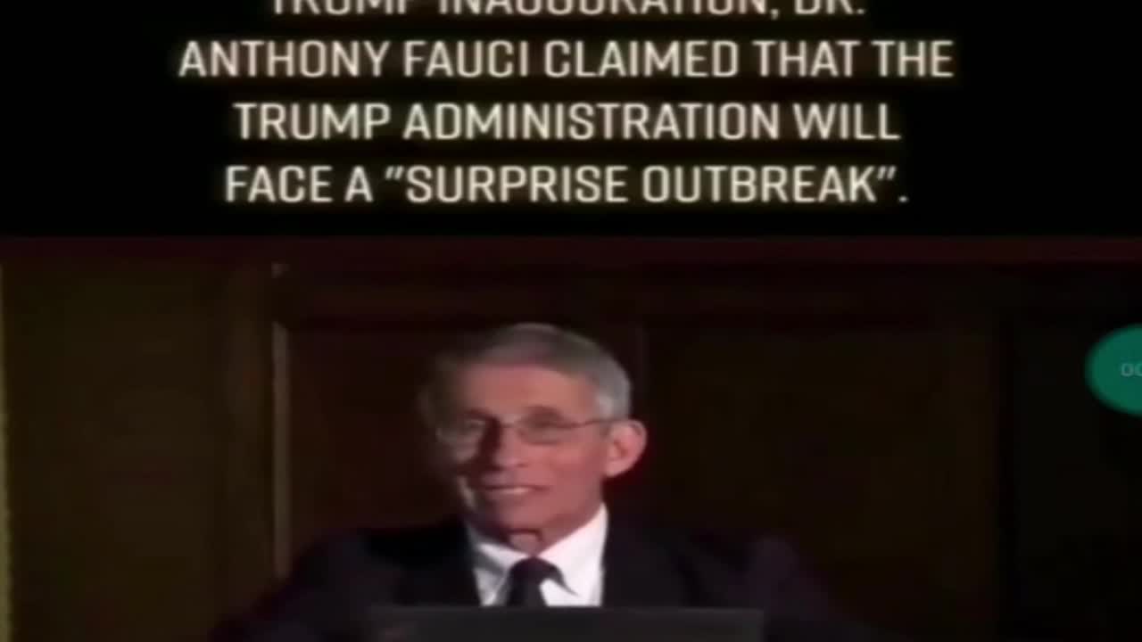 Dr. Fauci Predicts Surprise Outbreak for Trump