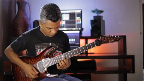 Alice in Hell Annihilator Guitar Solo By Andres Castro​