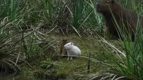 Albino Capybara