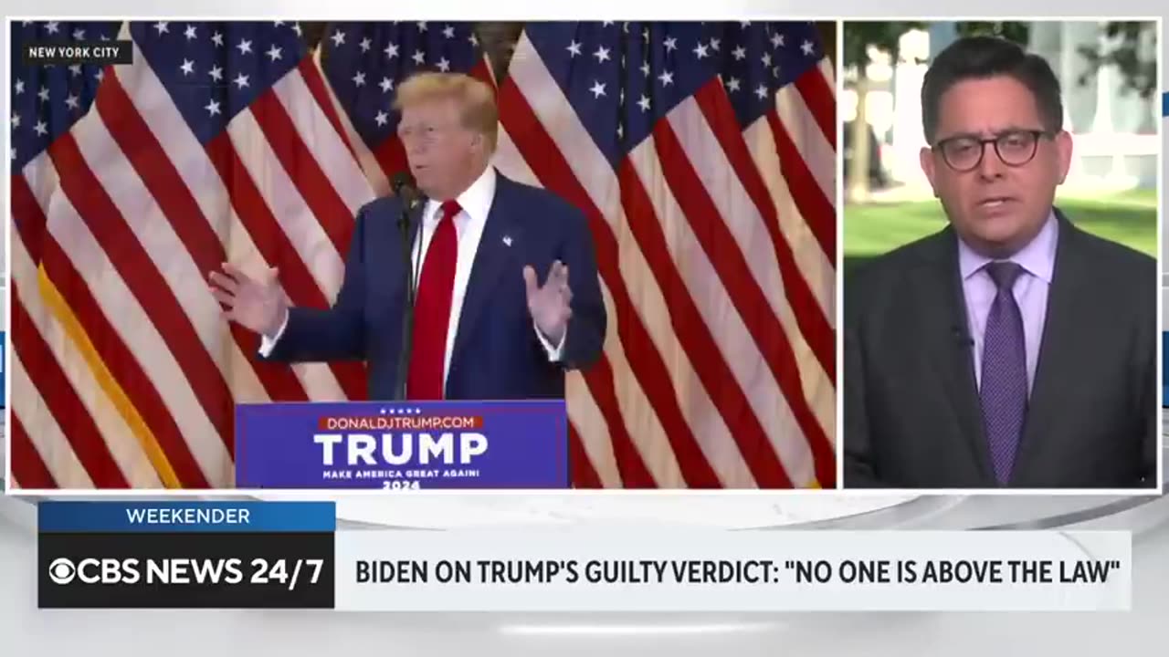 Biden addresses Trump verdict, OpenAI warns of propaganda campaigns CBS News