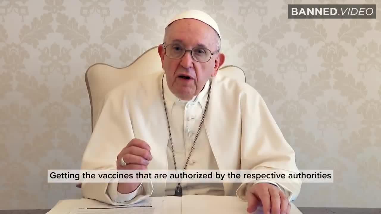 BREAKING VIDEO : The Pope Uses God's Name In Vain