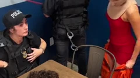 Criminal Changes Disguise and Escapes (Satire)
