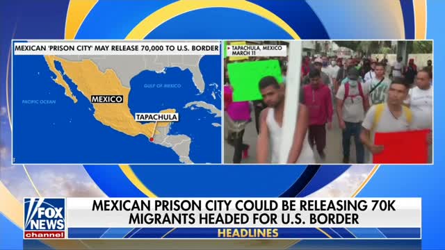 70K Mexican Inmates Heading To The U.S.?