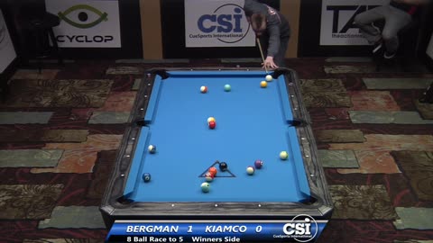 Justin Bergman vs Warren Kiamco ▸ 2014 US Bar Table 8-Ball Championship