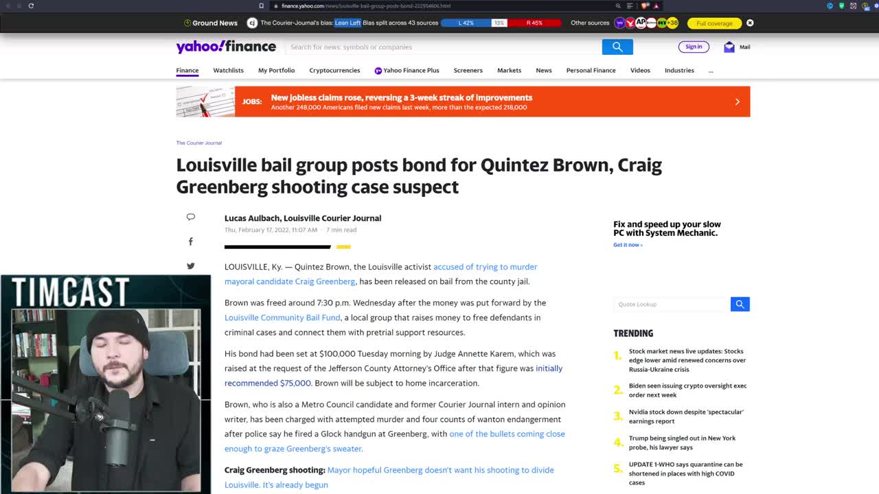 Tom Pool exposes BLM bail out of assasin