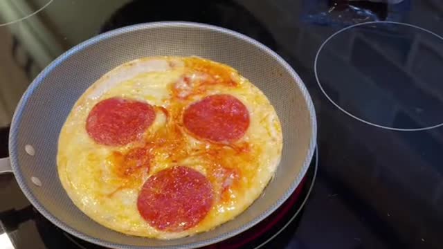 Game day upside down pizza