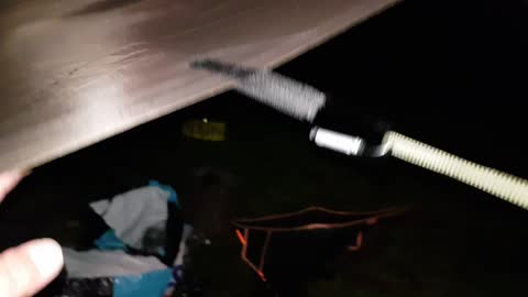 Tour of my tarp set up at night. Wildcamping