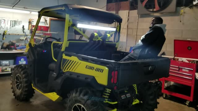 Side by side light install