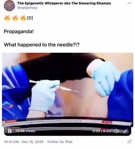 Vaccine Propaganda: Nurses getting fake vaccine!