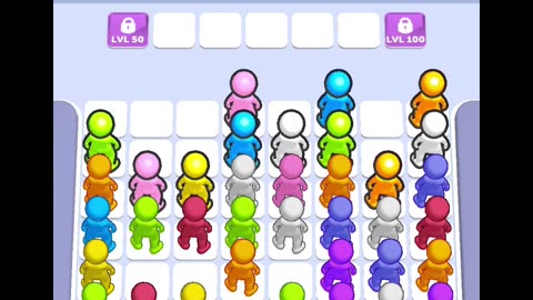 Bus Jam levels 17 to 19 #androidgames #colorgame #bus #jam #puzzlegame #colormatchinggame