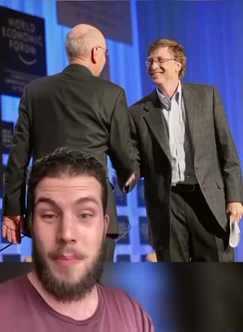 Bill Gates and Klaus Schwab