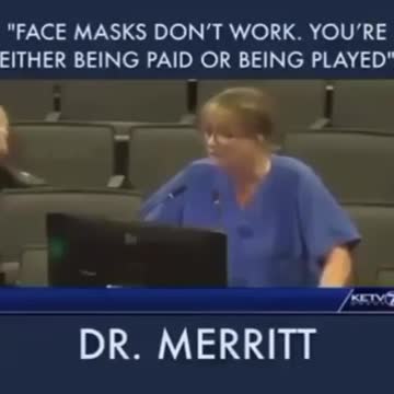 Face masks don't work says doctor