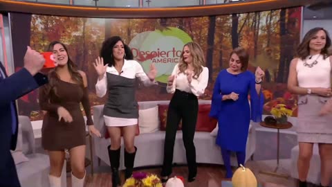 A Bevy Of Beautiful Boots On A Morning Show