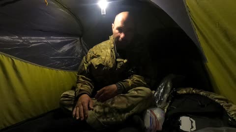 Inteo to a time lapse in a tent