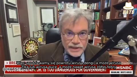 Peter Hotez ostrzega, że ​​szereg wirusów, w tym ptasia grypa, koronawirus i choroby przenoszone