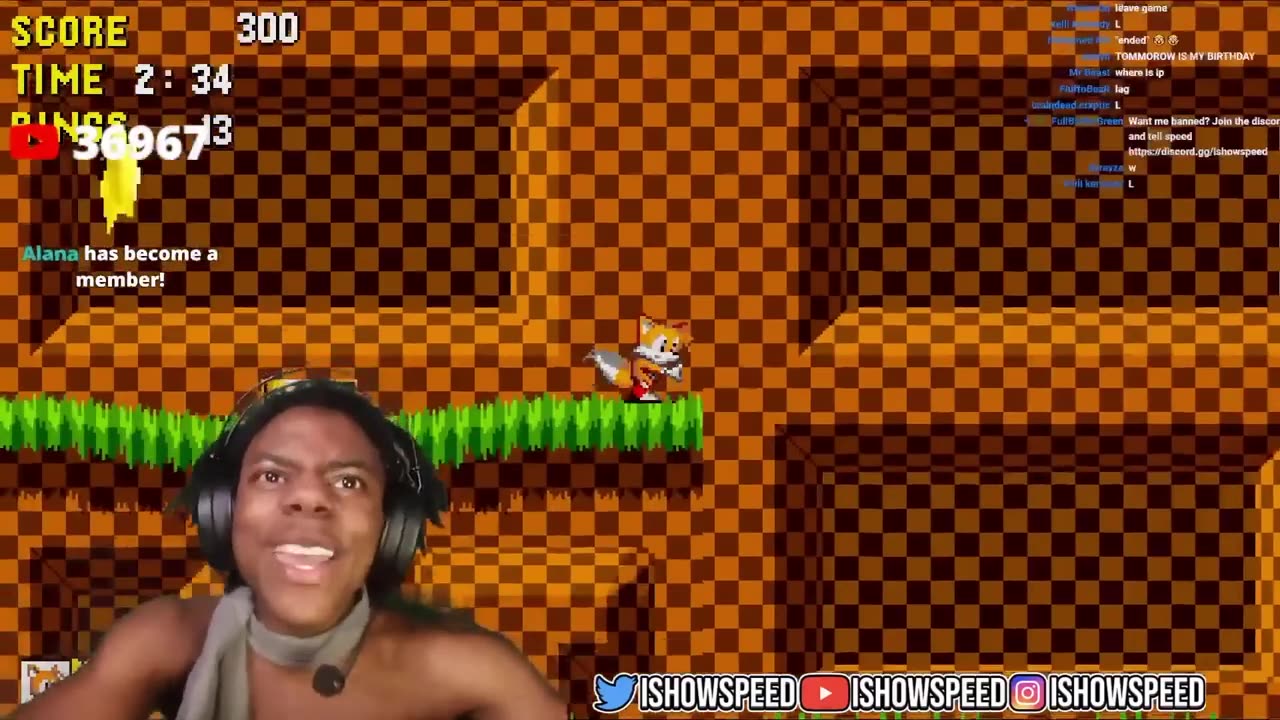 iShowSpeed Plays SONIC.EYX.. _VIRUS_