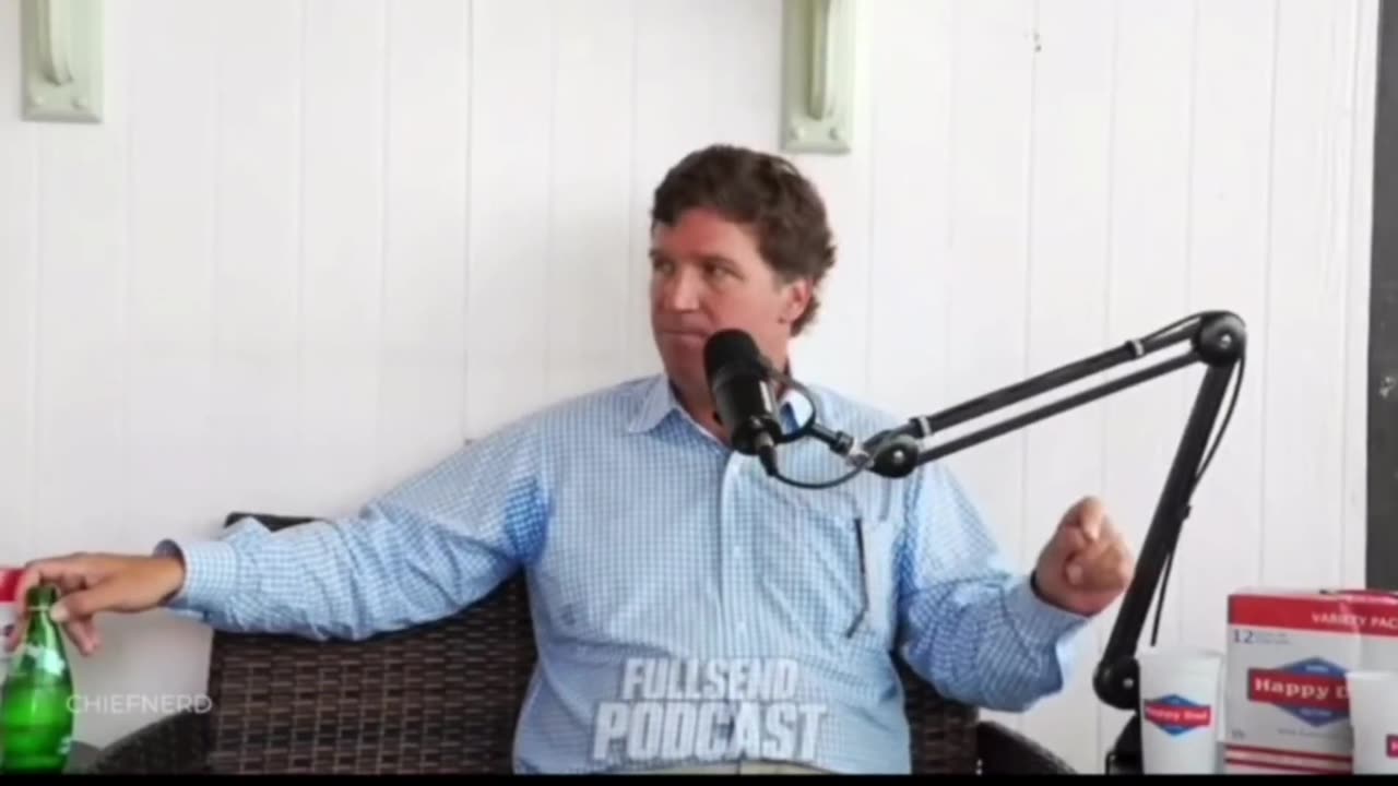 Tucker Carlson - Full Send Podcast - NSA hacked his SIGNAL account to stop PUTIN interview