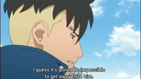 Kawaki tries to run away from Naruto(Eng Sub)